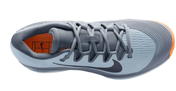 Nike Vapor 12 Clay Court Tennis Shoes – Ashen Slate/Obsidian/Light Armoury Blue – HQ6026-400