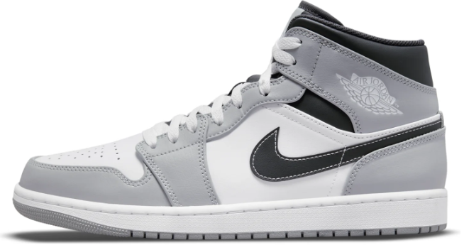 Air Jordan 1 Mid 'Light Smoke Grey' – 554724-078
