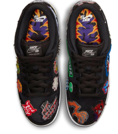 Nike x Neckface SB Dunk Low Pro 'Black' – DQ4488-001
