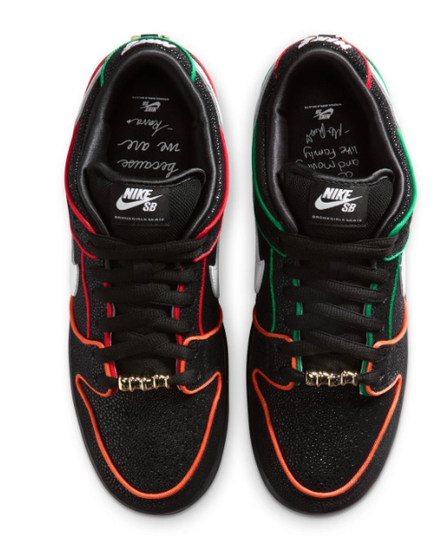Nike SB Dunk Low Pro QS 'Black/White/Challenge Red' – HF3704-003