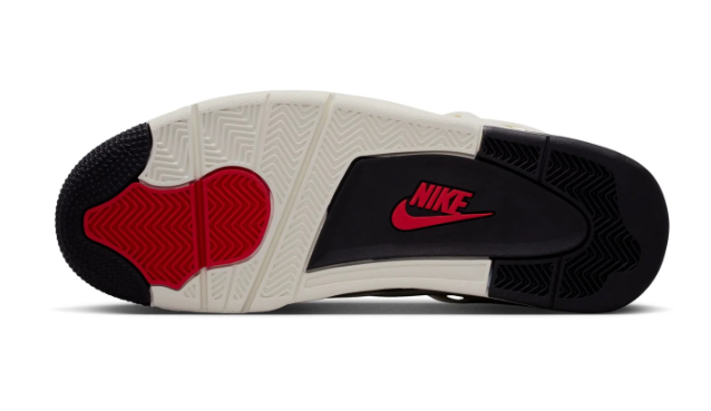 Air Jordan 4 Retro 'Sail' – Sail / Black / University Red