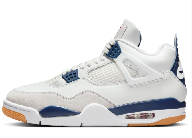 Nike SB x Air Jordan 4 Retro 'White Navy' – DR5415-100