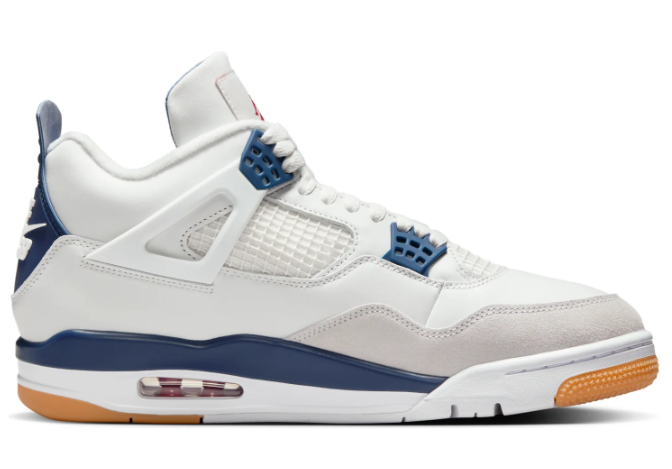 Nike SB x Air Jordan 4 Retro 'White Navy' – DR5415-100