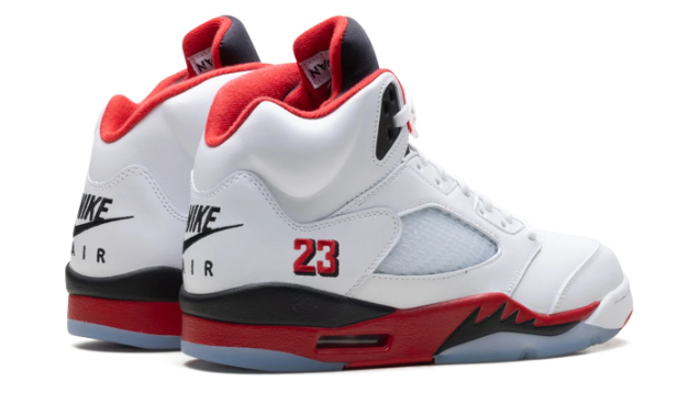 Air Jordan 5 "Fire Red / Black Tongue" (2025) – HQ7978-101 | Sizes 3–13