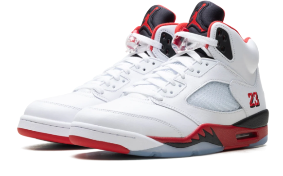 Air Jordan 5 "Fire Red / Black Tongue" (2025) – HQ7978-101 | Sizes 3–13