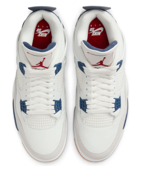 Nike SB x Air Jordan 4 Retro 'White Navy' – DR5415-100