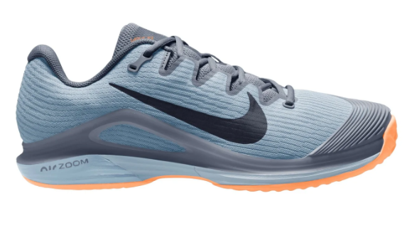 Nike Vapor 12 Clay Court Tennis Shoes – Ashen Slate/Obsidian/Light Armoury Blue – HQ6026-400