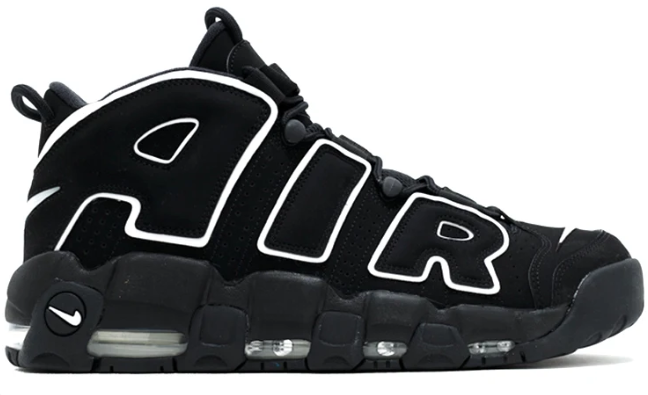 Nike Air More Uptempo 'Black/White' – 414962-001