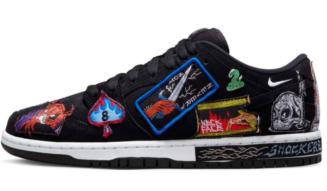Nike x Neckface SB Dunk Low Pro 'Black' – DQ4488-001