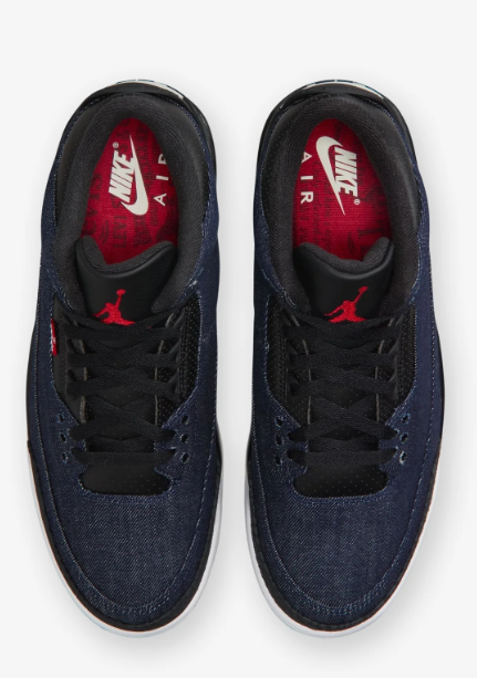 Jordan x Levi's® AJ3 Retro 'Indigo Gym Red' | Women's Sneaker