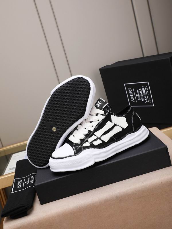 Amiri x Maison Mihara Yasuhiro Skeleton Low-Top Sneaker – Black / White