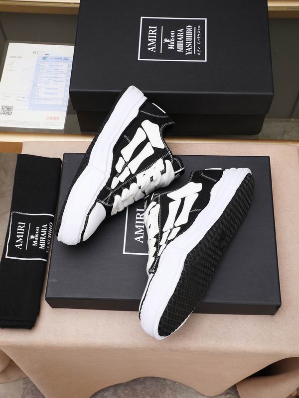 Amiri x Maison Mihara Yasuhiro Skeleton Low-Top Sneaker – Black / White