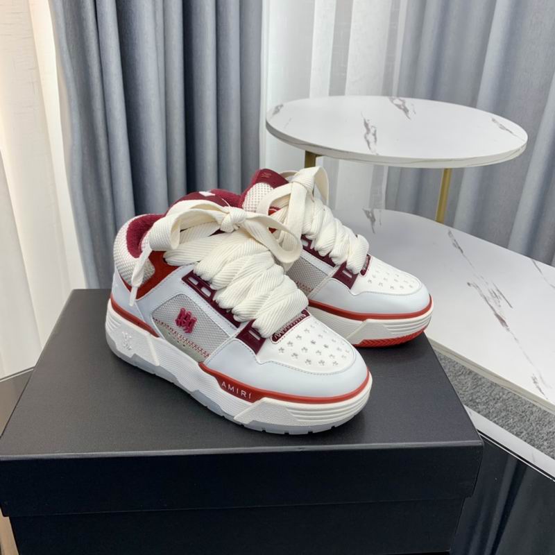 Amiri MA-2 Low-Top Sneaker – White / Red