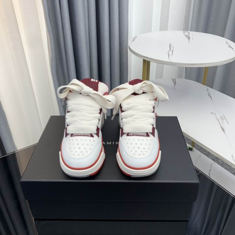 Amiri MA-2 Low-Top Sneaker – White / Red