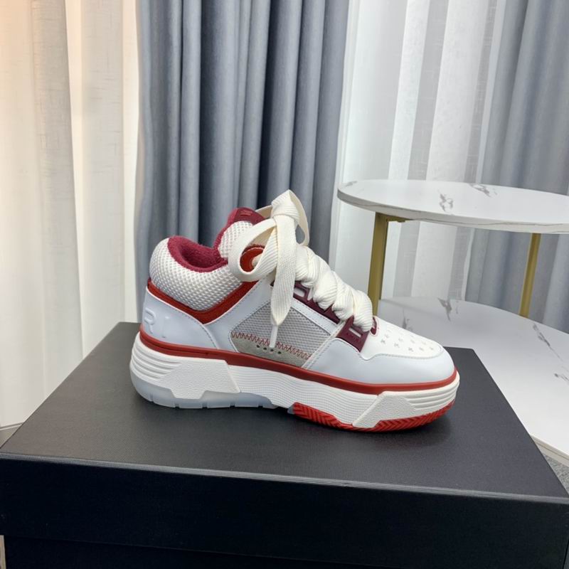 Amiri MA-2 Low-Top Sneaker – White / Red