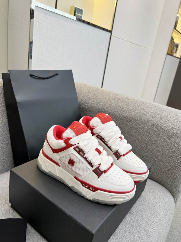 Amiri MA-2 Low Sneaker – White/Red