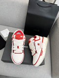 Amiri MA-2 Low Sneaker – White/Red