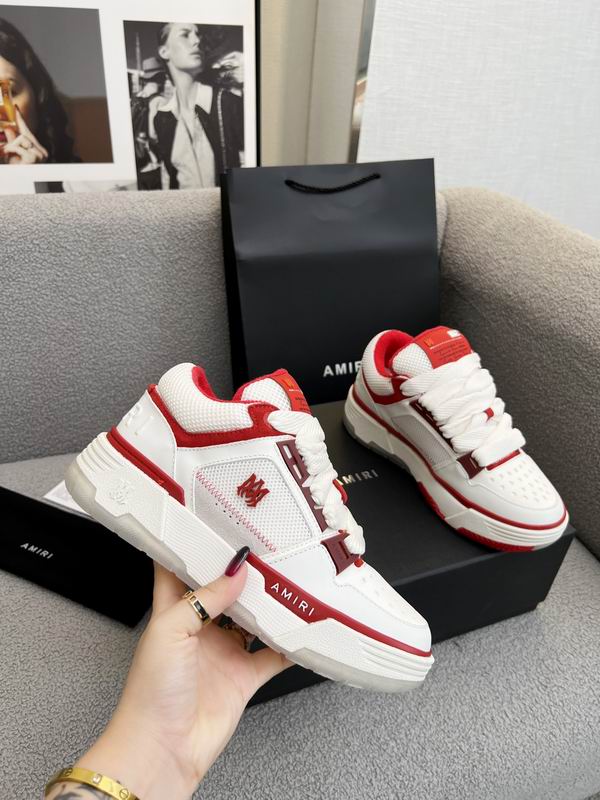Amiri MA-2 Low Sneaker – White/Red