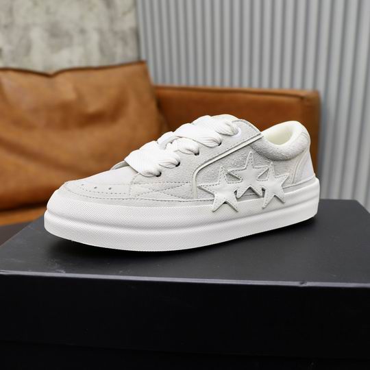 Amiri Stars Low-Top Sneaker – White / White