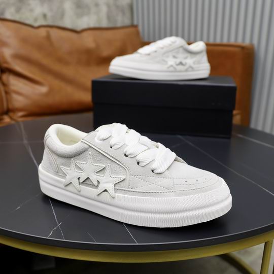 Amiri Stars Low-Top Sneaker – White / White