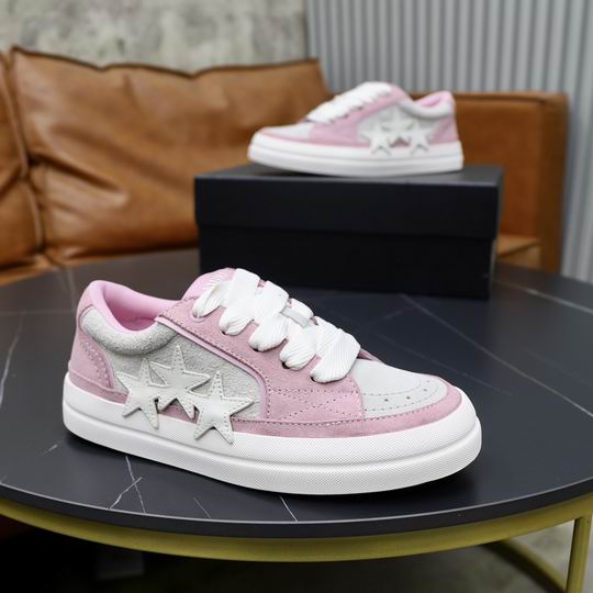 Amiri Stars Low-Top Sneaker – Pink / White