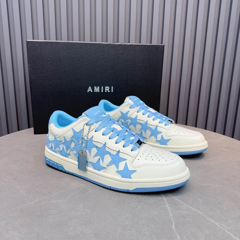 Amiri Stars Court Low – Baby Blue White