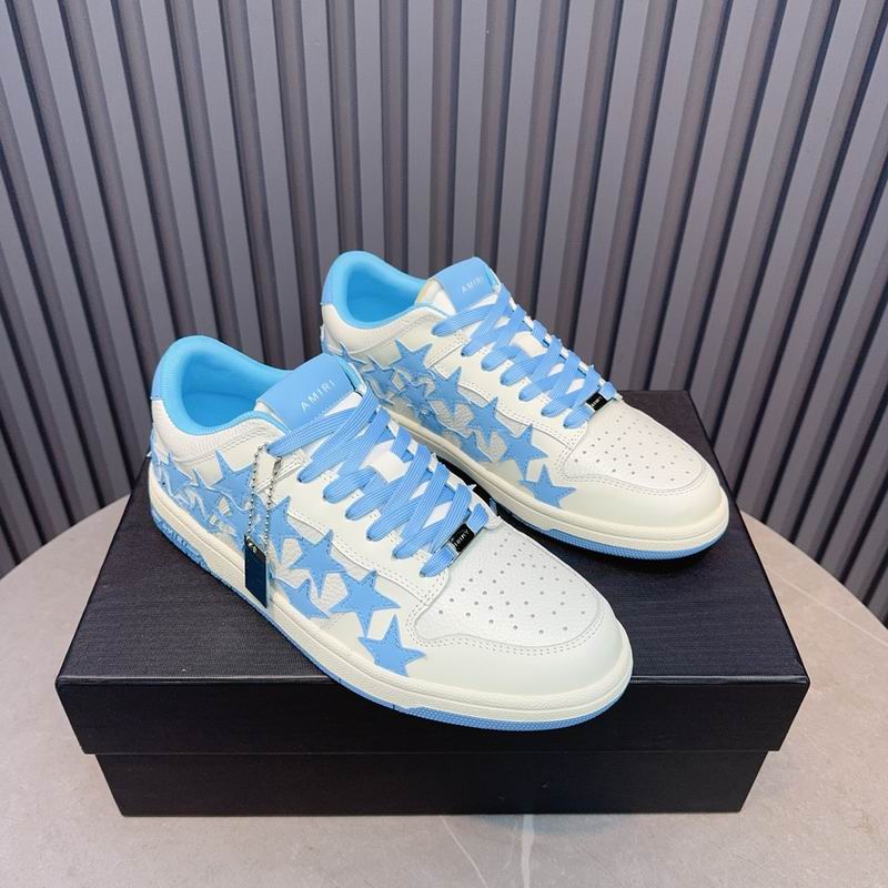 Amiri Stars Court Low – Baby Blue White