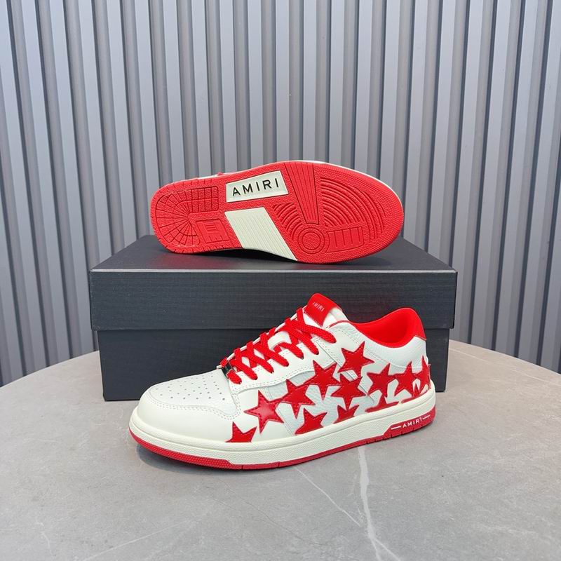 Amiri Stars Low Sneaker – White / Red