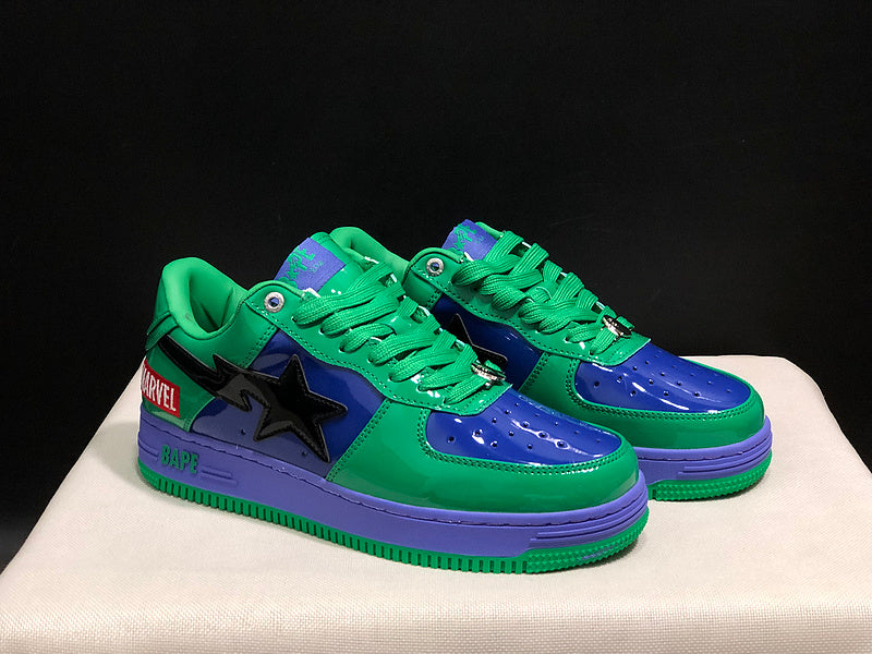 BAPE STA Low × Marvel 'Hulk' — EU 36–45