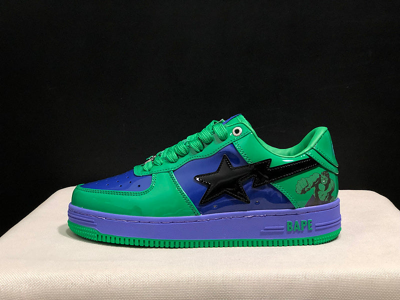 BAPE STA Low × Marvel 'Hulk' — EU 36–45