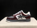 BAPE STA Low 'Burgundy Grey' — EU 36–45