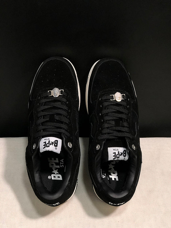 BAPE STA Low 'Black/White' — EU 36–45