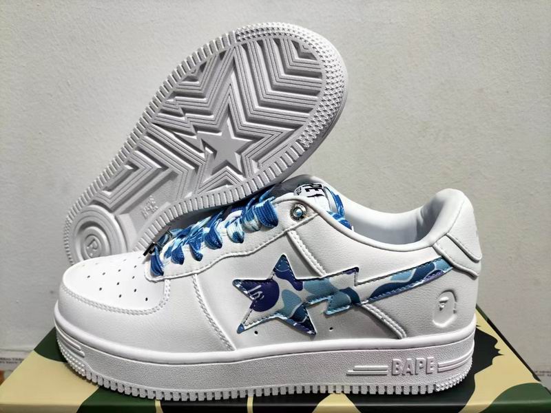 BAPE STA Low 'White ABC Camo' Pink / Green — EU 35–45