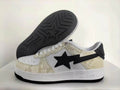 BAPE STA Low 'Snakeskin' Beige / Silver — EU 35–45