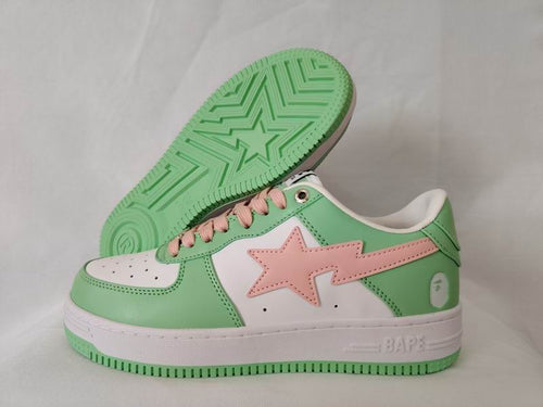 BAPE STA Low 'Pink Teal / Green Pink' — EU 35–45
