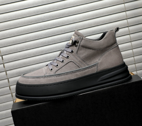 UGG Low-Top Platform Sneaker — Charcoal Grey | Shearling Lining | Black Platform Sole